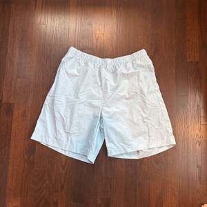 Vintage Columbia Backcast PFG Omni Shade Water Shorts Light Blue Fishing